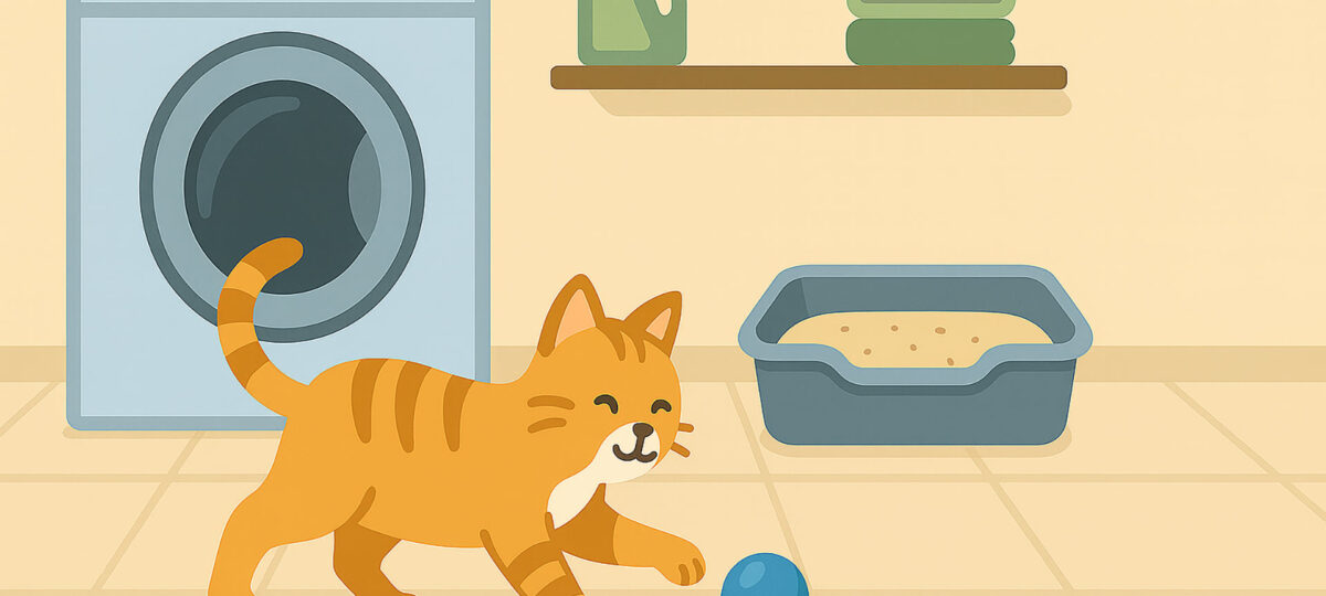 Clean litter box after No Mo Shizzle cat litter box cleaning in Northern Colorado